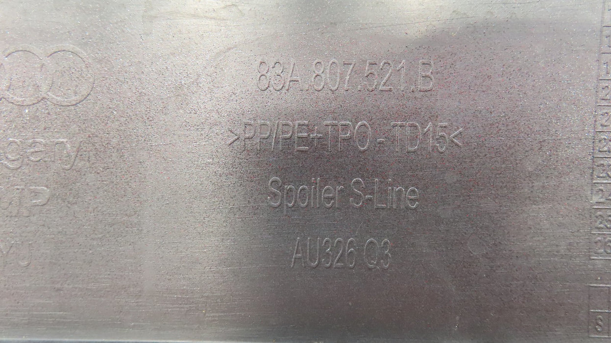 2019-2023 AUDI Q3 S-LINE REAR BUMPER LOWER COVER OEM