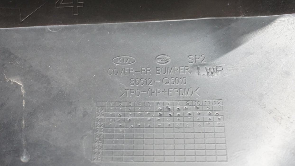 2020-2023 KIA SELTOS REAR BUMPER COVER OEM 86612-Q5010