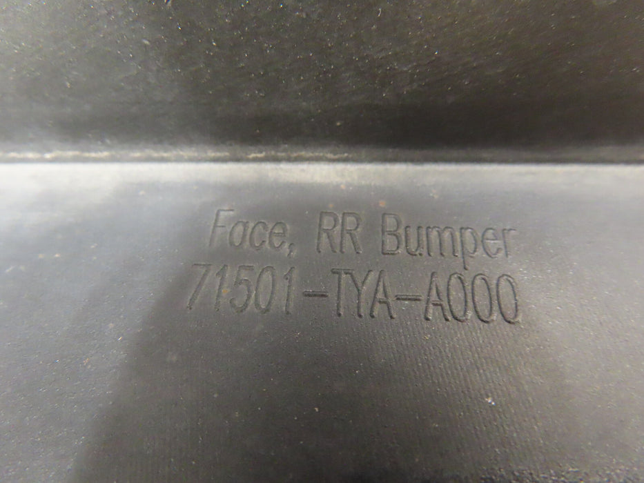 2020 2022 ACURA MDX REAR BUMPER COVER OEM