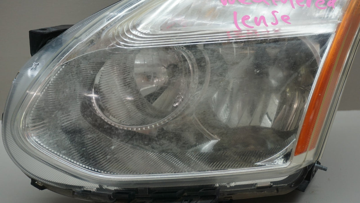 2008-2013 NISSAN ROGUE FRONT LEFT DRIVER SIDE HEADLIGHT HEADLAMP HALOGEN OEM