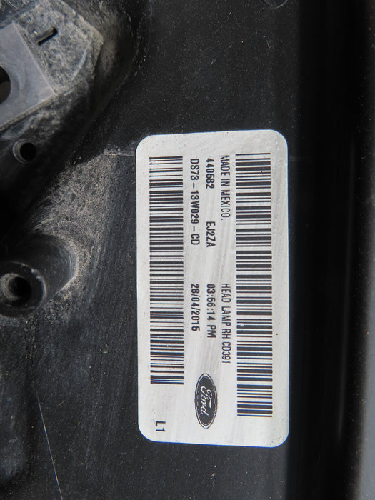 2013 2014 2015 2016 FORD FUSION HEADLIGHT RIGHT PASSENGER SIDE HALOGEN OEM