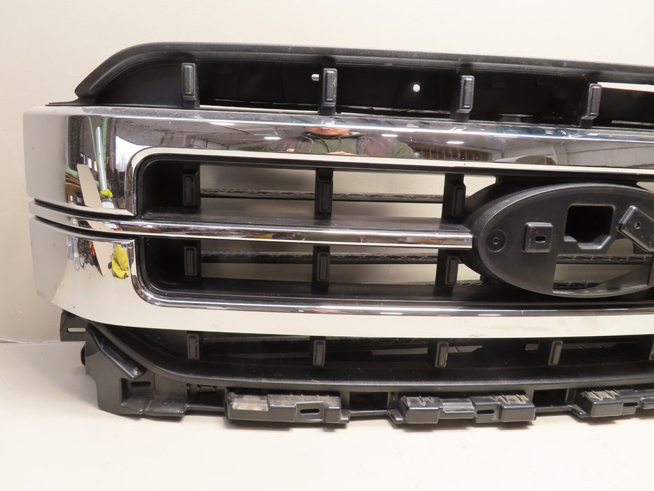 2021 2022 FORD F-150 F150 XL XLT LARIAT BASE FRONT UPPER GRILLE W/SHUTTERS OEM