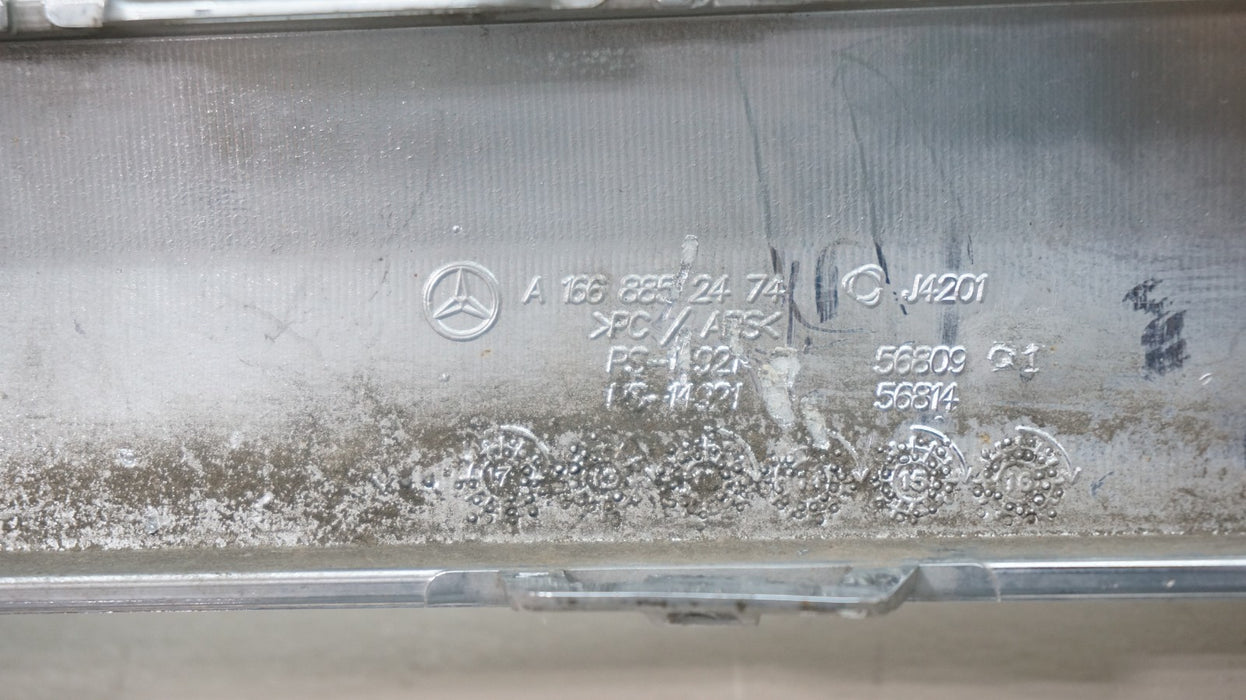 2013-2018 MERCEDES-BENZ GL-CLASS REAR BUMPER CHROME MOLDING TRIM OEM A1668852474