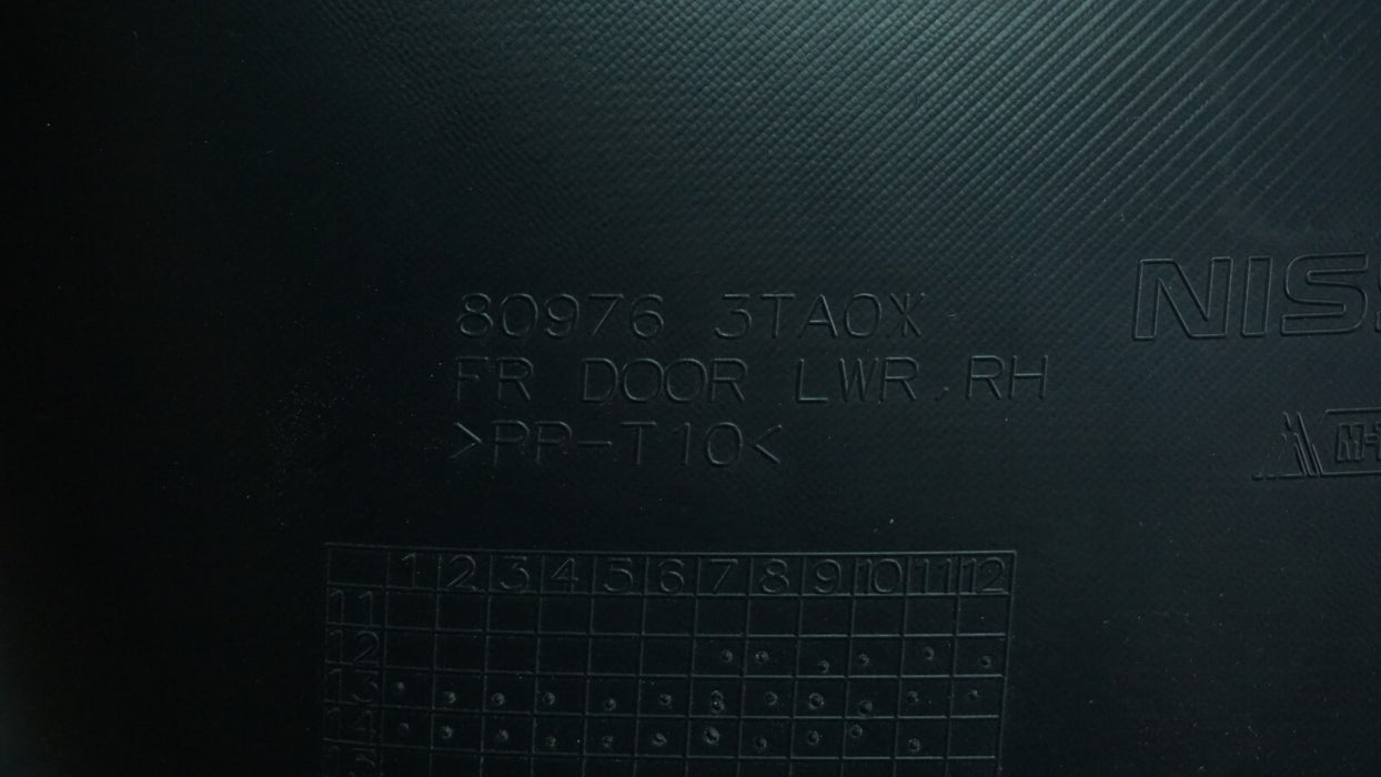 2013-2015 NISSAN ALTIMA FRONT RIGHT PASSENGER SIDE DOOR INTERIOR PANEL TRIM OEM