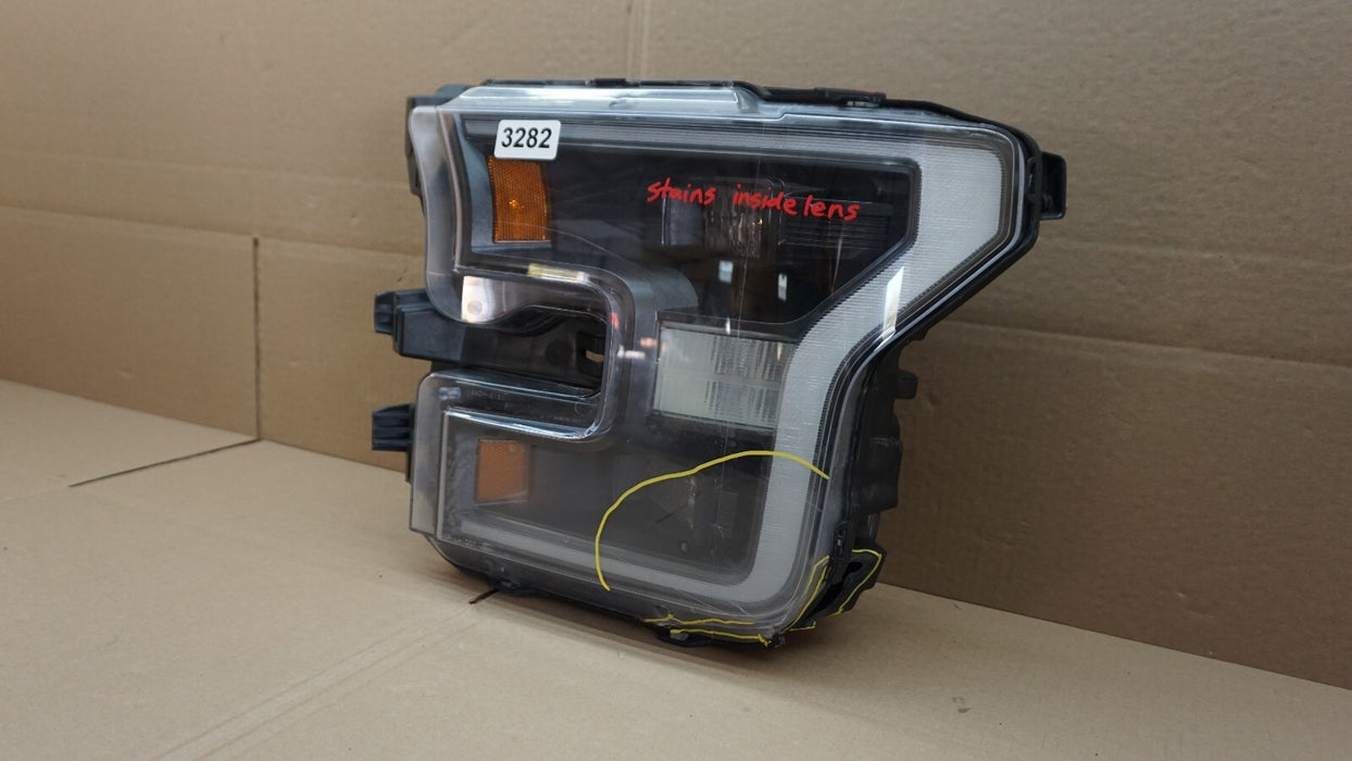 2015-2017 FORD F-150 RAPTOR FRONT LEFT DRIVER SIDE HEADLIGHT LED HEADLAMP OEM