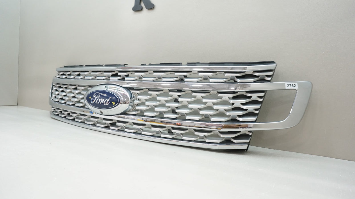 2018-2021 FORD EXPEDITION MAX PLATINUM FRONT GRILLE W / CAMERA OEM JL1B-8200-PHW