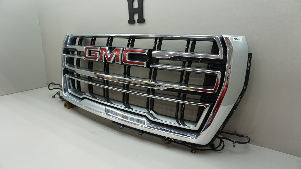 2021-2024 GMC YUKON XL SLT CHROME FRONT GRILLE GRILL OEM 84835787 21 22 23 24