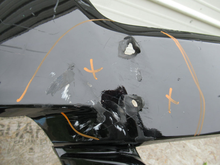 2015-2016 FORD MUSTANG FRONT BUMPER COVER PANEL BLACK PLASTIC 15 16 17 OEM