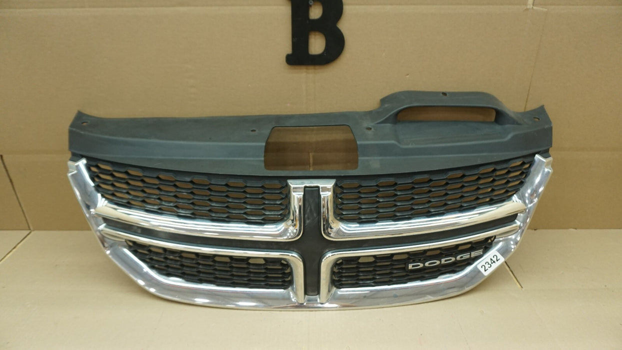 2010-2017 DODGE JOURNEY FRONT BUMPER UPPER GRILL GRILLE OEM 68080192AA