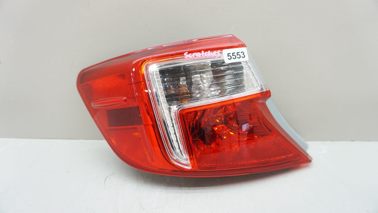 2012-2014 TOYOTA CAMRY REAR LEFT DRIVERS SIDE TAIL LIGHT OME 2013