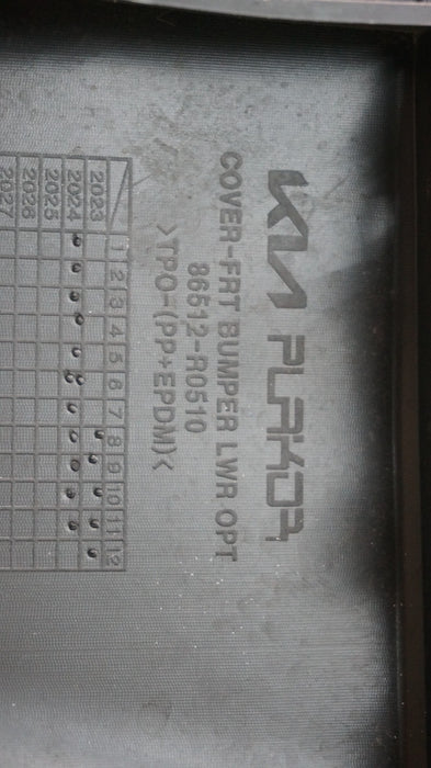 2024-2025 KIA CARNIVAL FRONT LOWER BUMPER VALANCE PANEL OEM 86512-R0510