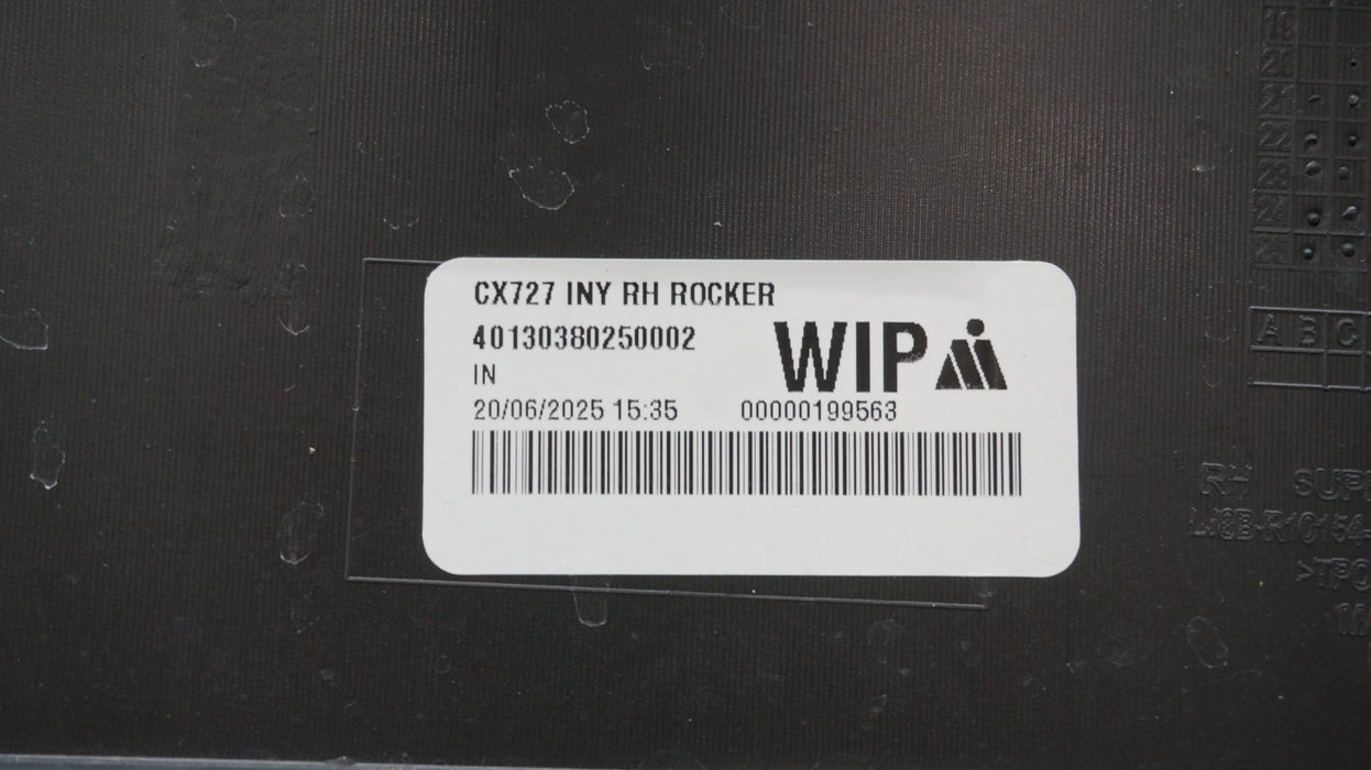 2021-2024 FORD MUSTANG MACH-E RIGHT ROCKER SIDE SKIRT COVER OEM LJ8B-R10154-AAW