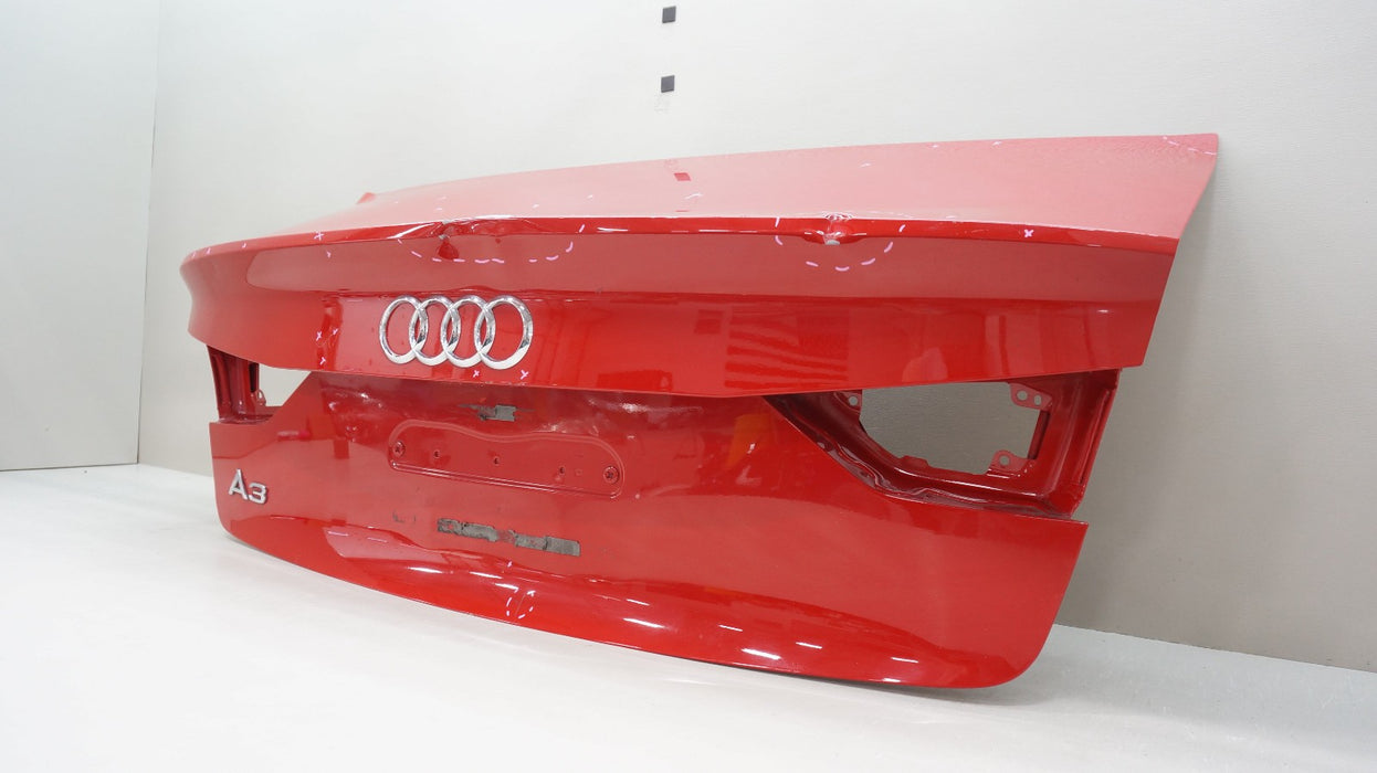 2015-2020 AUDI A3 REAR TRUNK LID PANEL WITH EMBLEMS 8V5827338A OEM