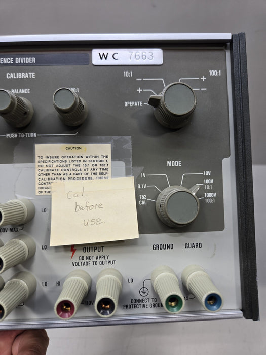 Fluke 752A Reference Divider.
