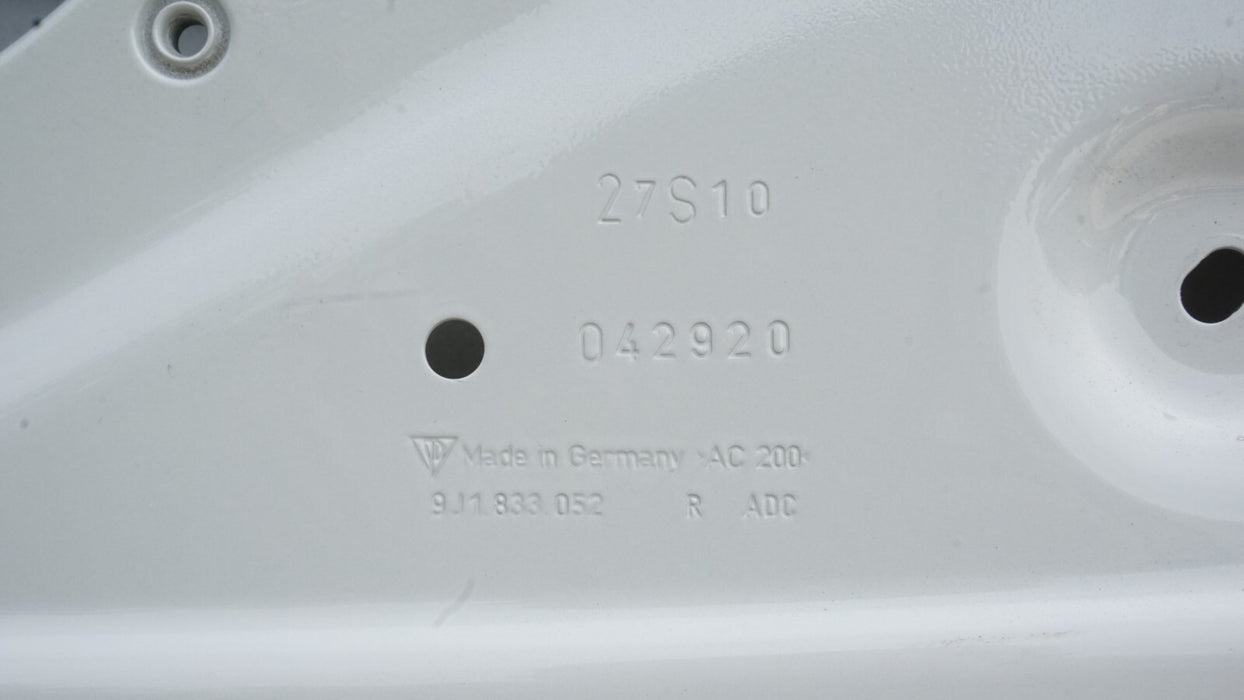 2020-2021 PORSCHE TAYCAN REAR RIGHT PASSENGER SIDE DOOR SHELL PANEL OEM 20 21