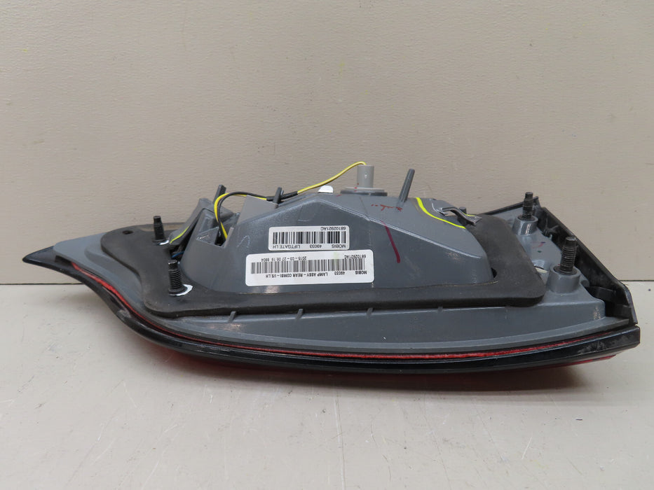 2015 2016 JEEP CHEROKEE REAR LEFT DRIVER INNER TAIL LIGHT OEM 68102921AC