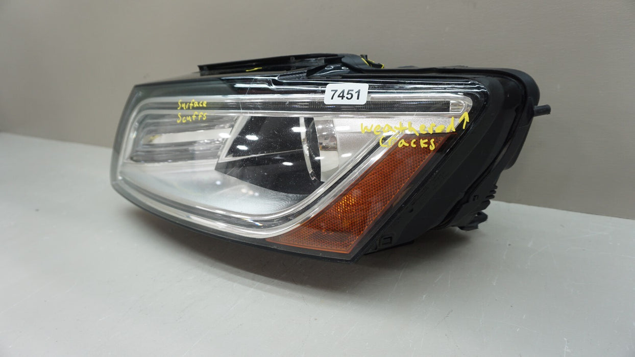 2013-2017 AUDI Q5 FRONT LEFT DRIVERS SIDE HEADLIGHT OEM XENON HID