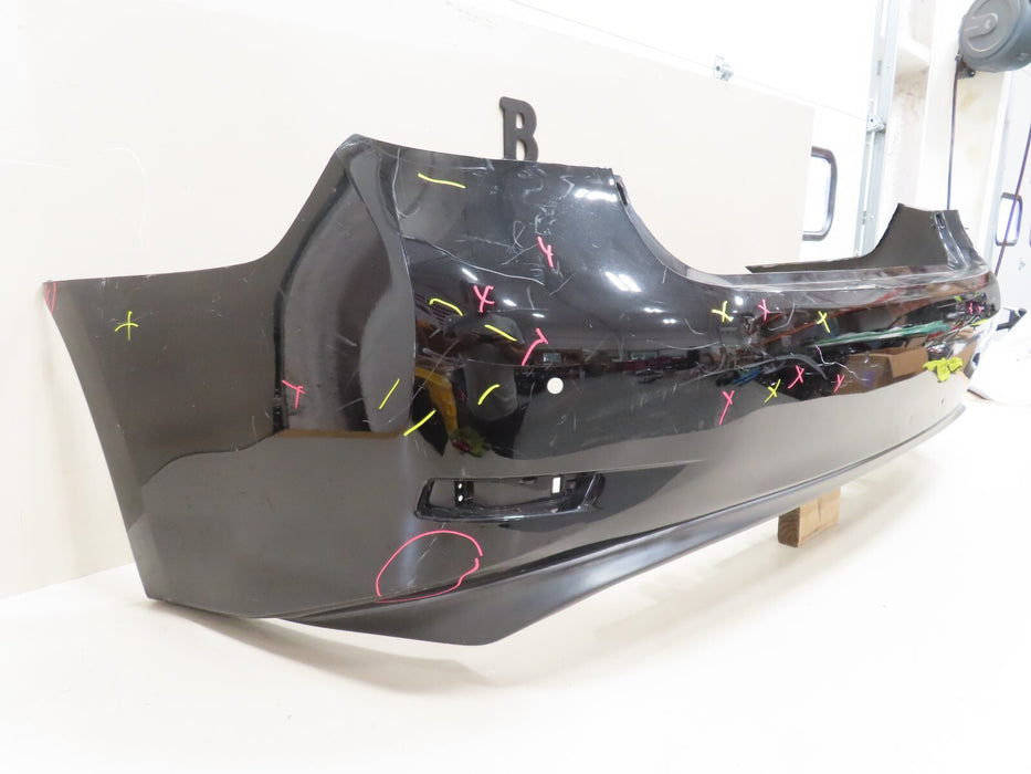 2013-2015 LEXUS ES350 REAR BUMPER COVER P#52159-33210 W/SENSOR HOLES OEM