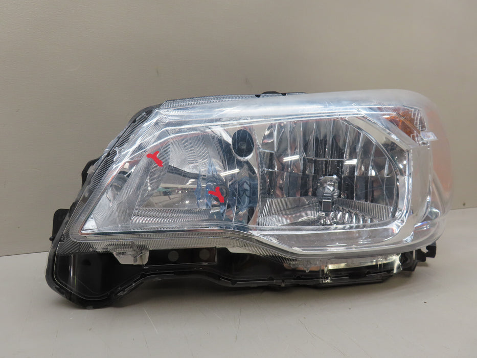 2014 2015 2016 SUBARU FORESTER LEFT DRIVER SIDE HALOGEN HEADLIGHT OEM