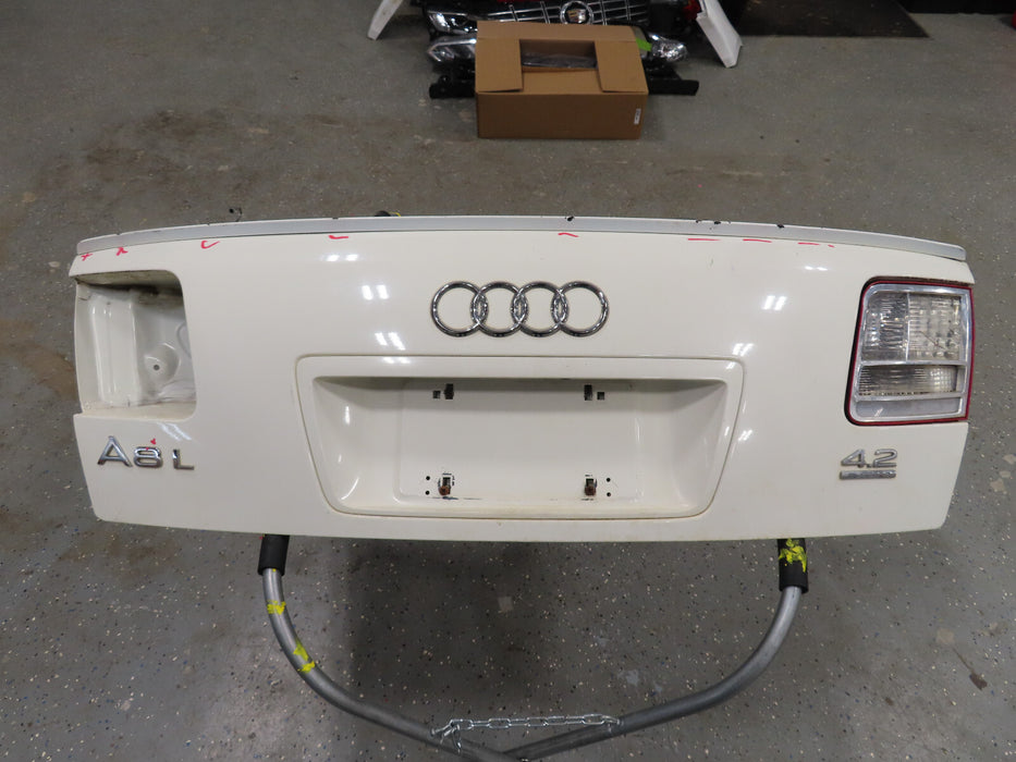 2004 2005 2006 2007 AUDI A8 L REAR TRUNK LIP SHELL OEM