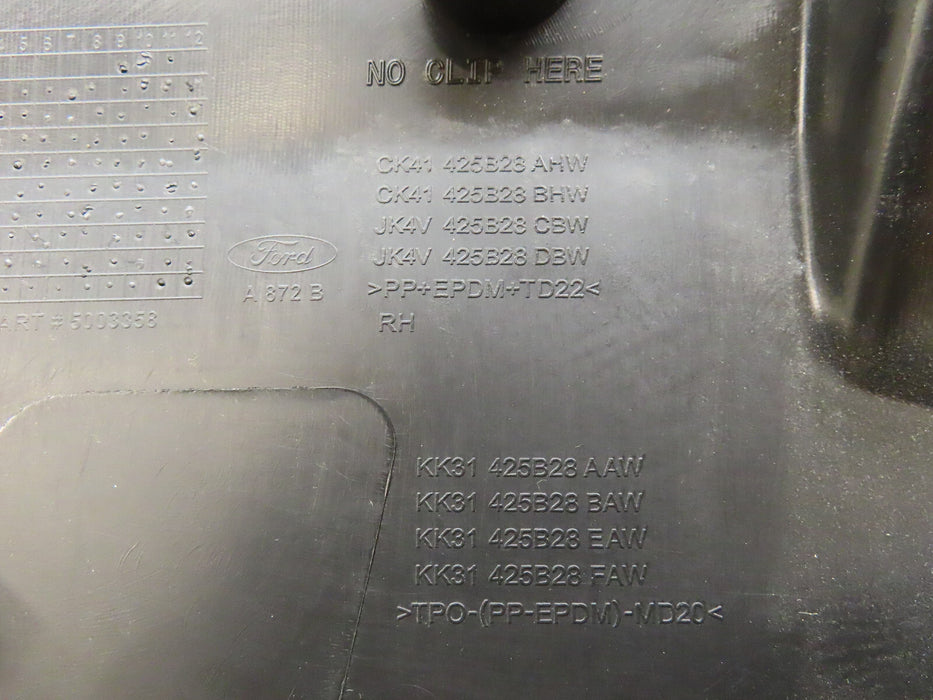 2015-2019 FORD TRANSIT 150,250,350 REAR RIGHT PASENGER LOWER DOOR MOLDING OEM