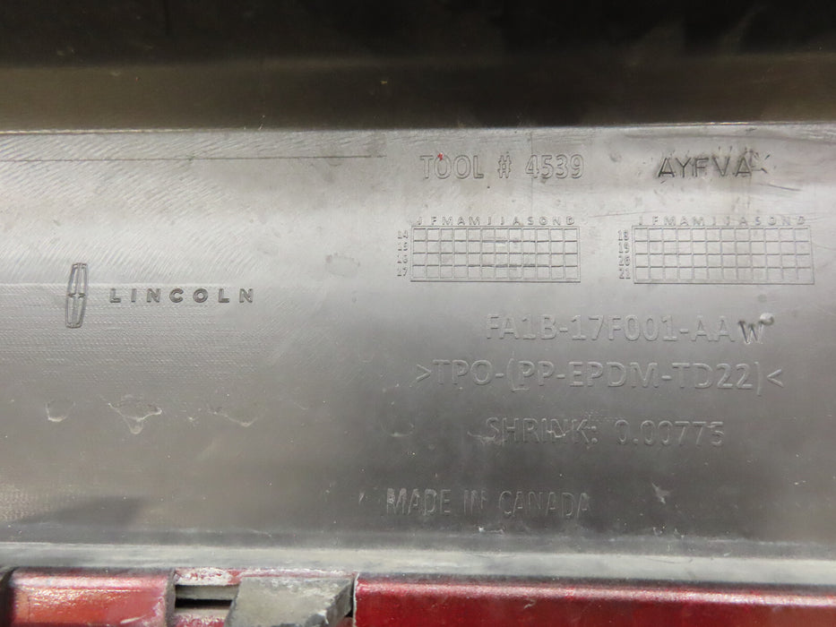2016-2018 LINCOLN MKX REAR BUMPER COVER W/VALANCE OEM