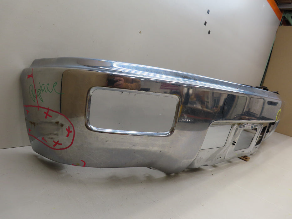 2014 2015 CHEVROLET SILVERADO 1500 FRONT BUMPER METAL OEM