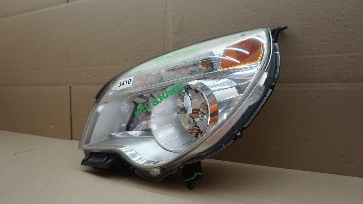 2010-2015 CHEVROLET EQUINOX FRONT LEFT DRIVERS SIDE HEADLIGHT HALOGEN OEM