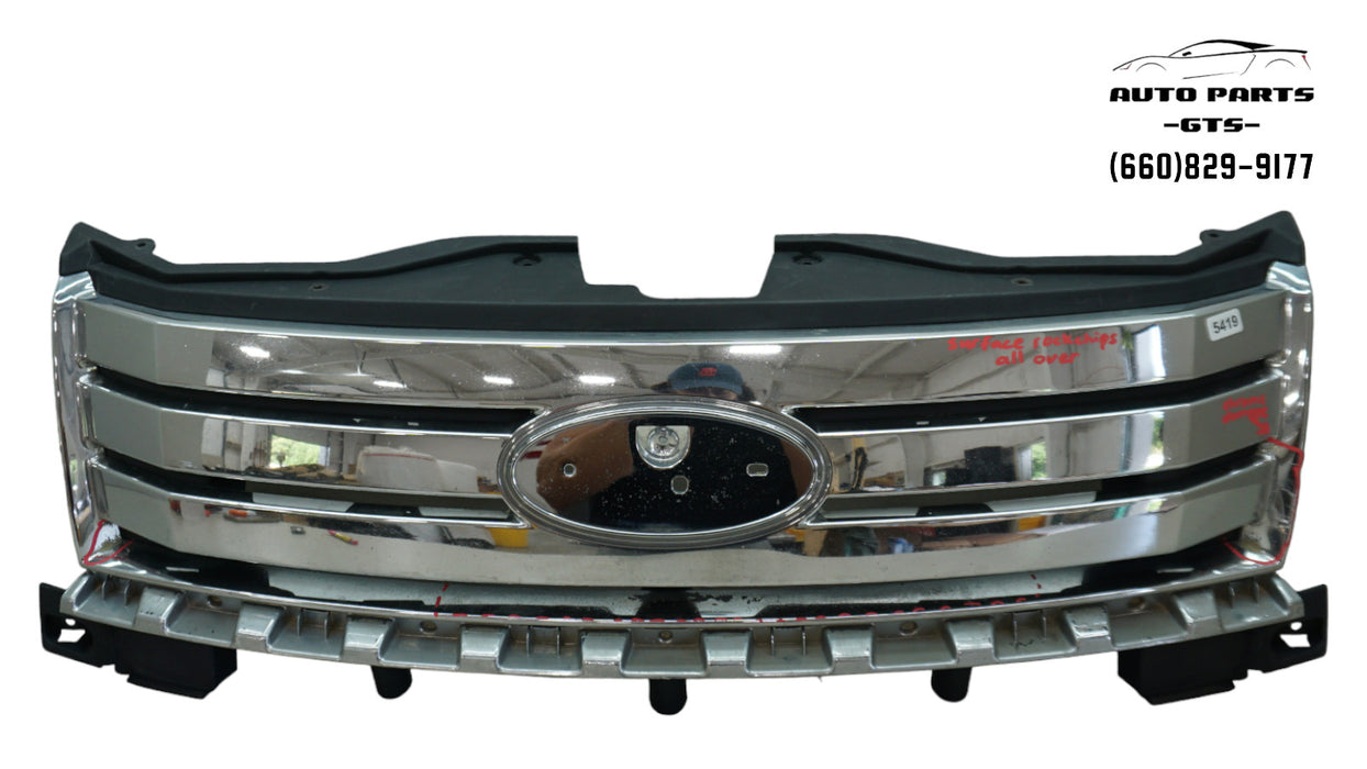 2007-2010 FORD EDGE FRONT BUMPER UPPER GRILL GRILLE OEM 7T43-8A164-AEW