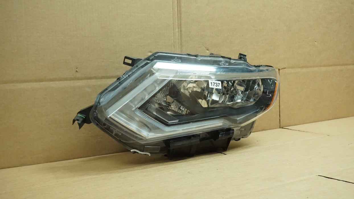 2017-2019 NISSAN ROGUE FRONT LEFT DRIVER SIDE HEADLIGHT HEADLAMP HALOGEN OEM