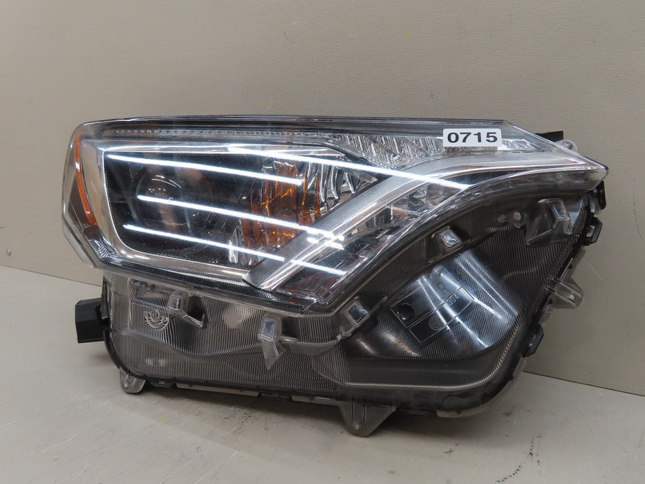 2016 2017 2018 TOYOTA RAV4 FRONT RIGHT PASSENGER HEADLIGHT HALOGEN OEM