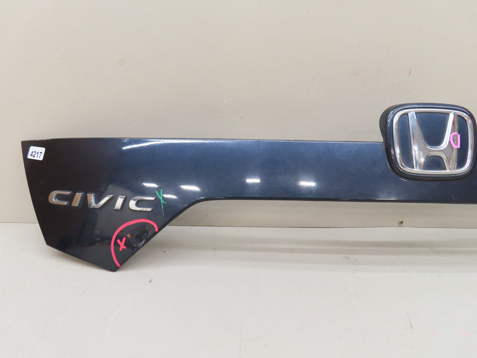 2016-2020 HONDA CIVIC REAR TRUNK LID FINISH GARNISH MOLDING OEM