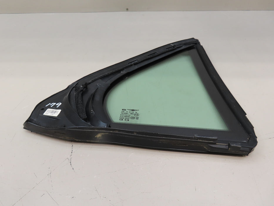 2017-2022 GENESIS G90 REAR LEFT DRIVER DOOR QUARTER GLASS OEM