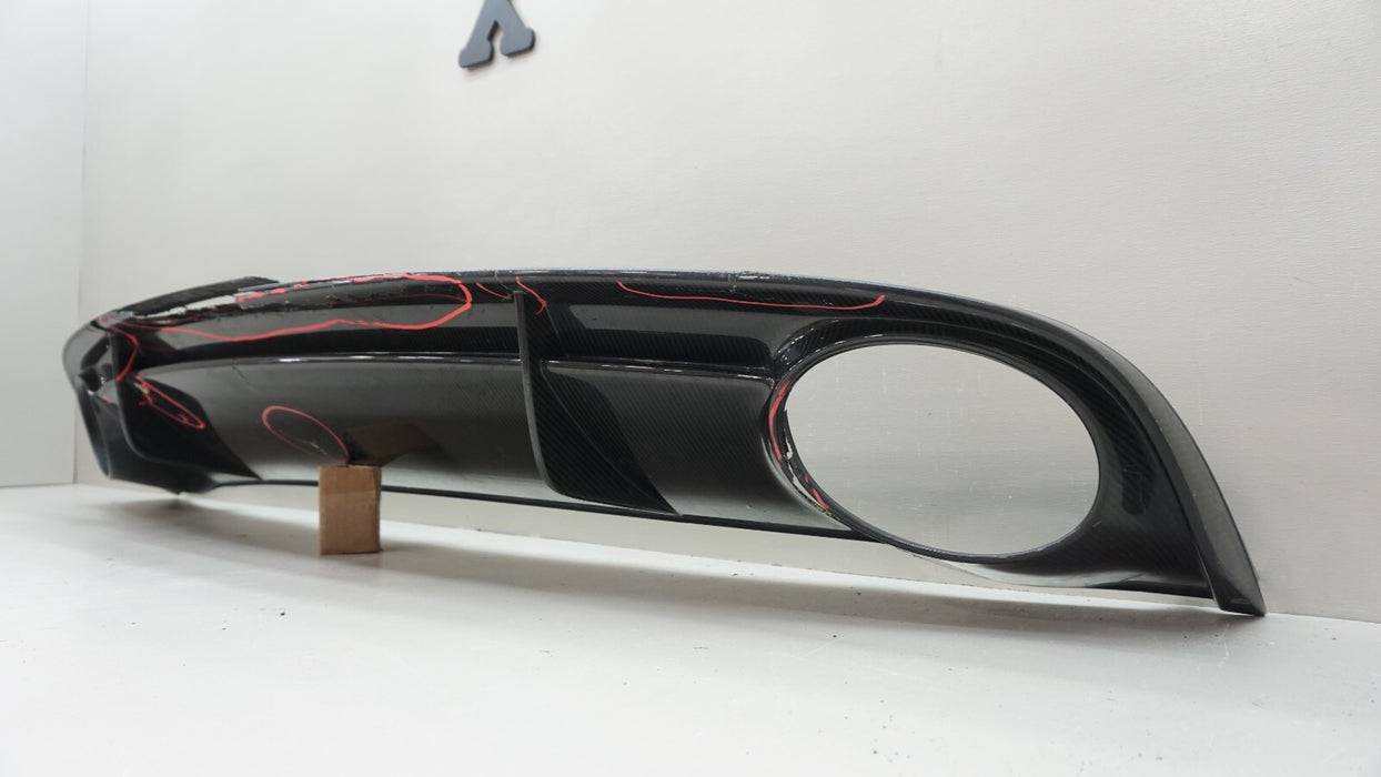 2014-2018 AUDI RS7 REAR LOWER BUMPER DIFFUSER CARBON FIBRE 4G8807521K OEM