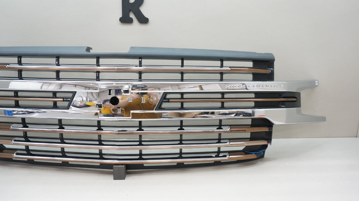 2019-2022 CHEVROLET SILVERADO 1500 HIGH COUNTRY FRONT RADIATOR GRILLE OEM