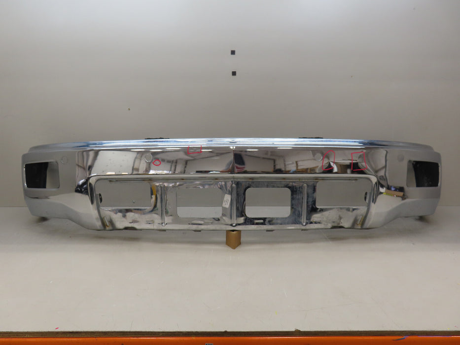 2014 2015 CHEVROLET SILVERADO 1500 FRONT BUMPER METAL OEM