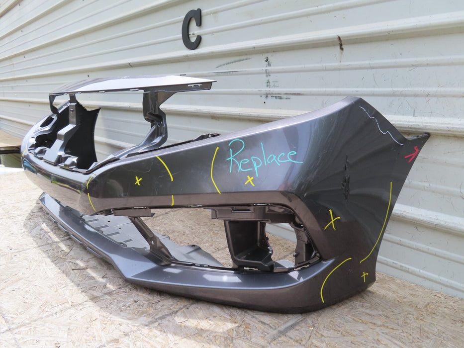 2019-2020 HONDA CIVIC TOURING EX FRONT BUMPER COVER PANEL OEM 71101-TBA-A500