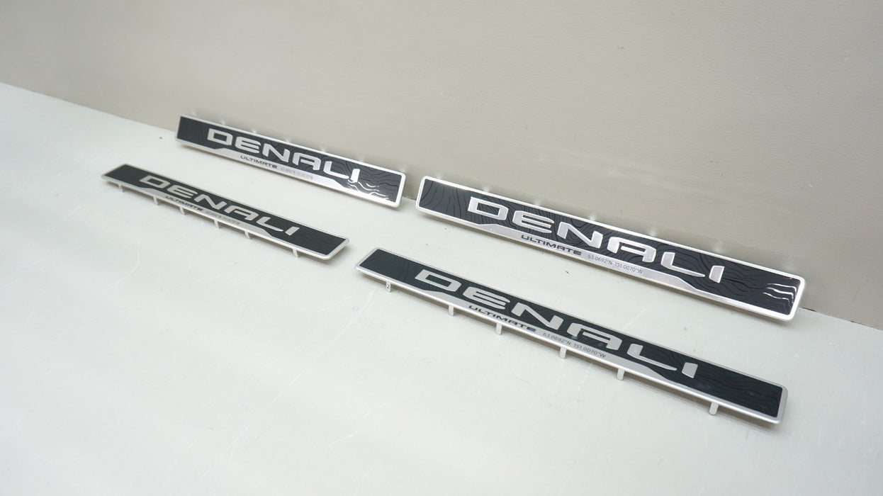 2021-2025 GMC YUKON DENALI DOOR SILL PLATES PACKAGE OEM *NEW*