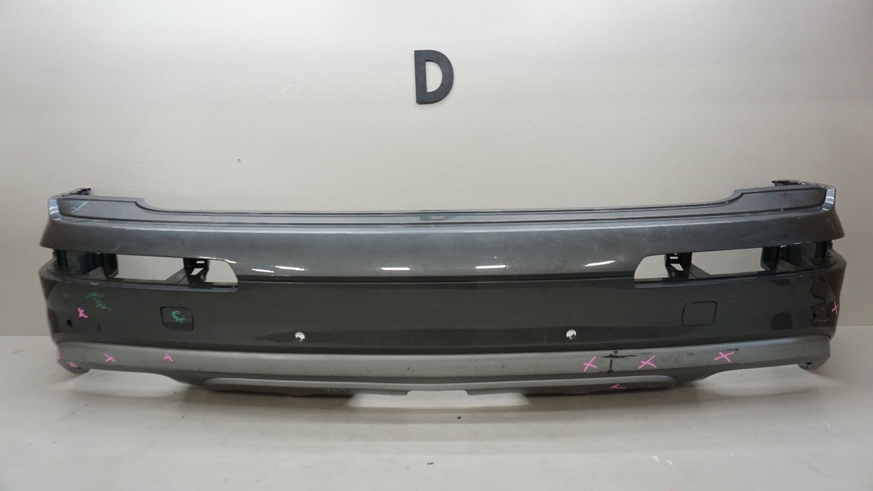 2017-2019 AUDI Q7 REAR BUMPER COVER W/ SPOILER VALANCE PANEL OEM 4M0807527B
