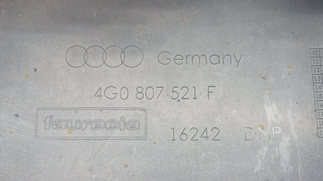 2012-2015 AUDI A6 REAR LOWER BUMPER VALANCE PANEL OEM 4G0807521F