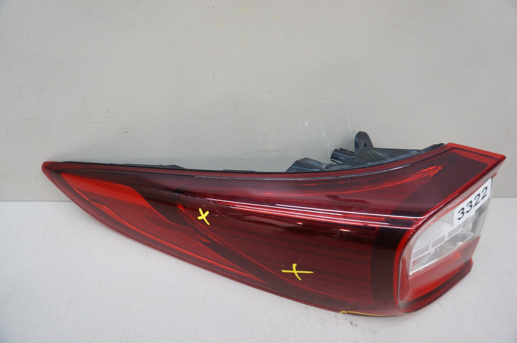 2019 - 2024 ACURA RDX REAR LEFT DRIVERS SIDE TAIL LIGHT OUTER LED OEM