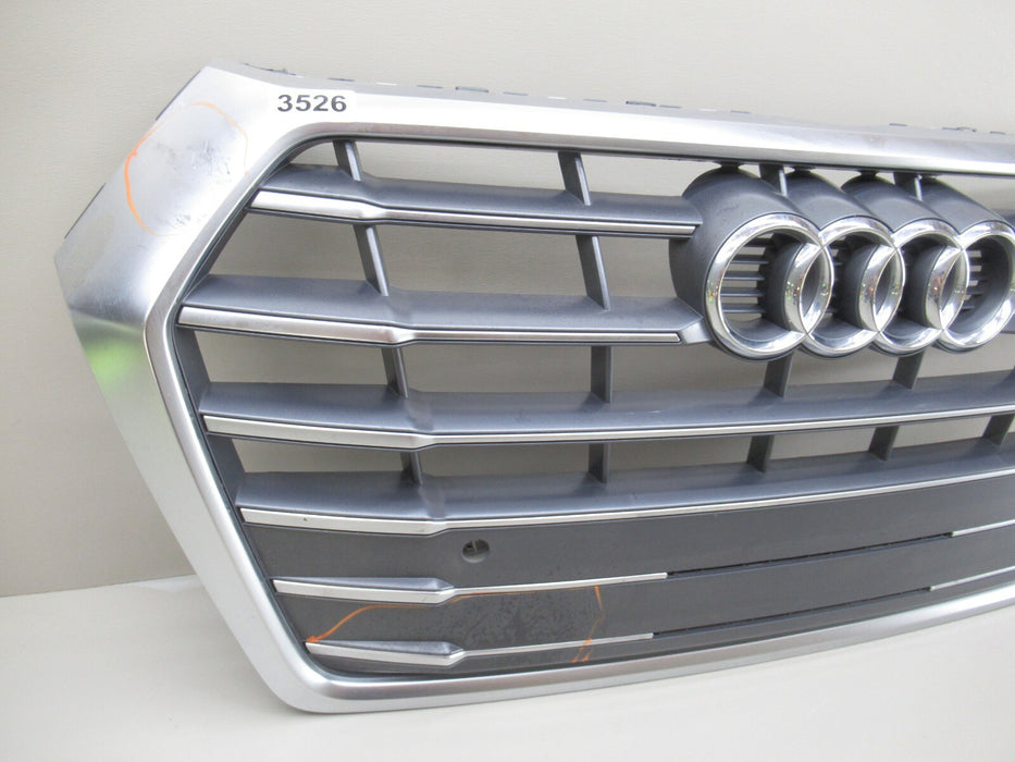 2018-2020 AUDI Q5 S-LINE FRONT RADIATOR GRILL GRILLE CHROME 80A853651C OEM