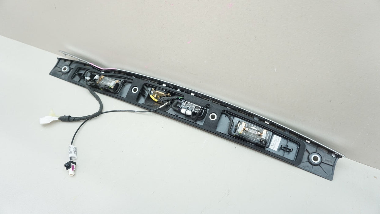 2014-2021 MASERATI QUATTROPORTE REAR CHROME LICENSE PLATE TRIM COVER OEM