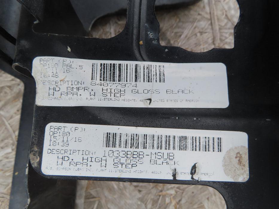 2014-2019 CHEVROLET/GMC SILVERADO/SIERRA 2500,3500 REAR SHELL BUMPER COVER OEM