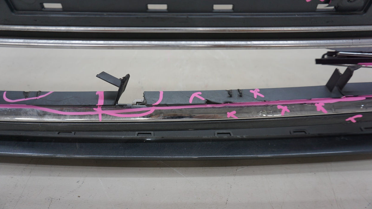 2018-2019 AUDI S5 B9 FRONT BUMPER COVER PANEL W/ GRILLE EMBLEM OEM 8W6807437