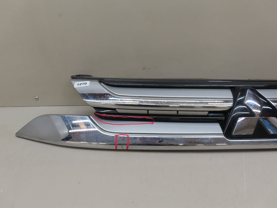 2016-2018 MITSUBISHI OUTLANDER FRONT BUMPER RADIATOR UPPER GRILLE GRILL OEM