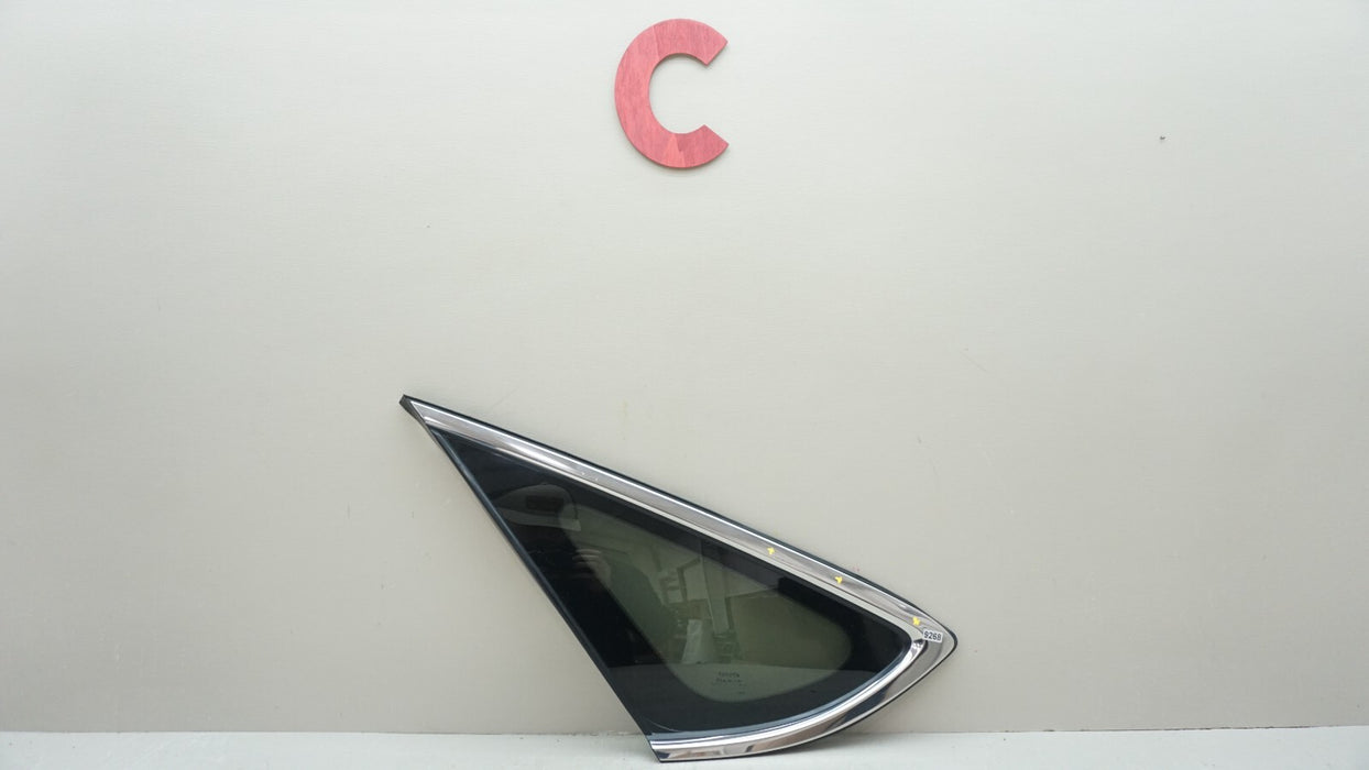 2013-2018 TOYOTA AVALON REAR LEFT DRIVER SIDE QUARTER WINDOW GLASS OEM