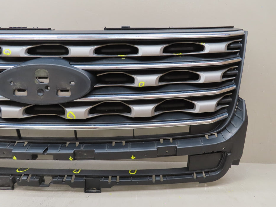 2016-2017 FORD EXPLORER FRONT BUMPER RADIATOR GRILLE GRILL OEM FB53-8150-ABW