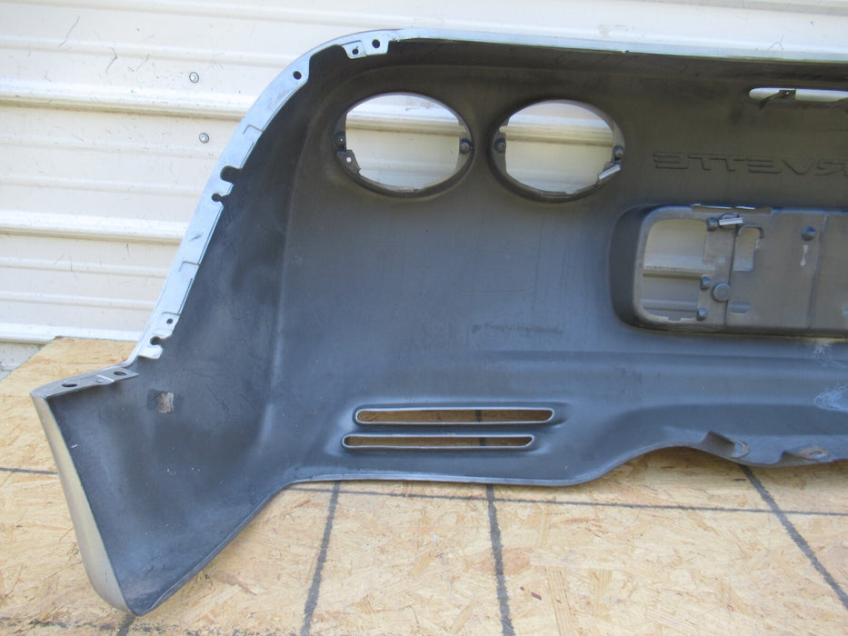 1997-2004 CHEVROLET CORVETTE C5 REAR BUMPER COVER PANEL PLASTIC 98 99 00 01 OEM