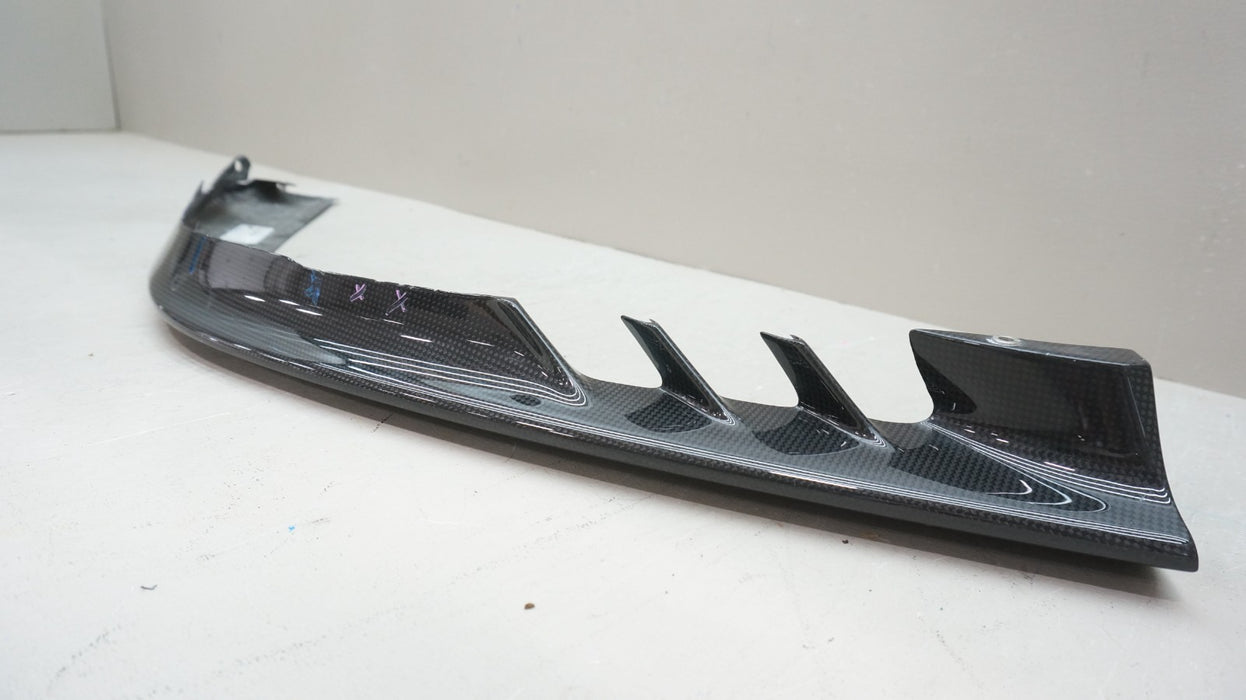 2020-2024 FERRARI SF90 FRONT BUMPER LEFT SPLITTER SPOILER LIP CARBON FIBER OEM